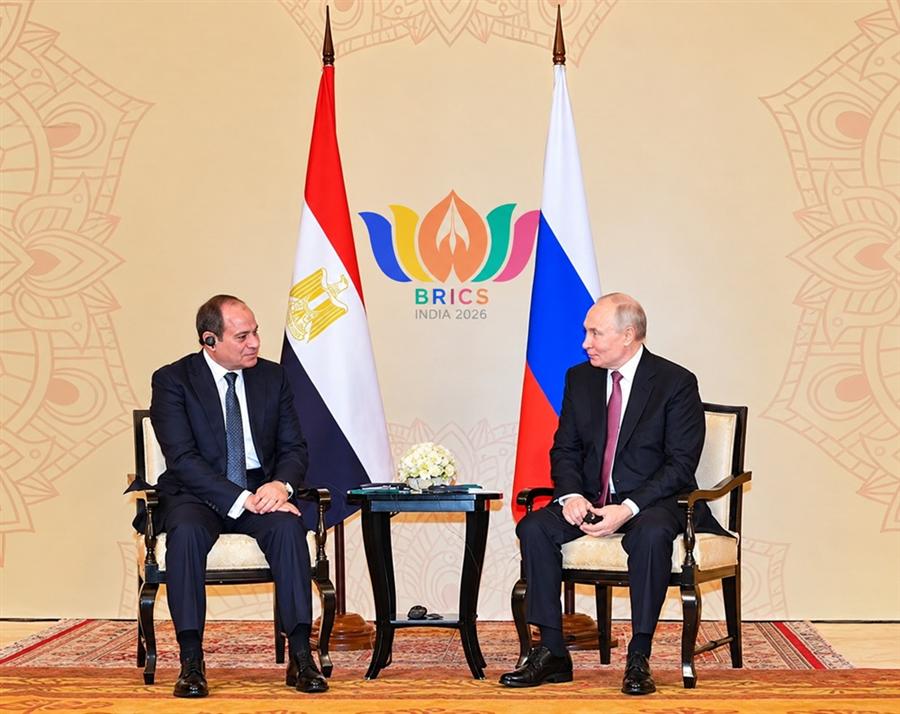 El-Sisi, Putin discuss progress on major Egyptian-Russian projects

